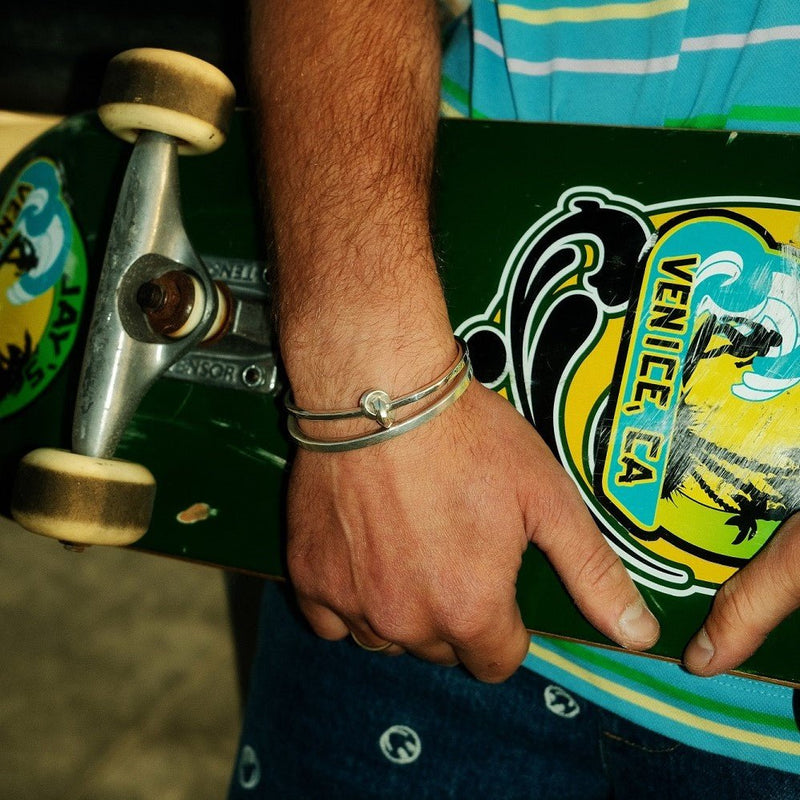 bijoux argent minimaliste bracelet homme unisexe créations belges