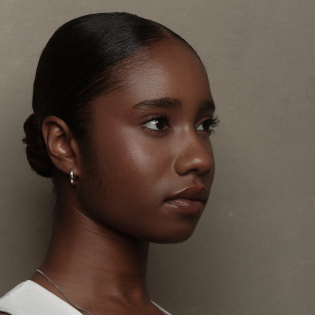 Silver Wire Earrings 3mm