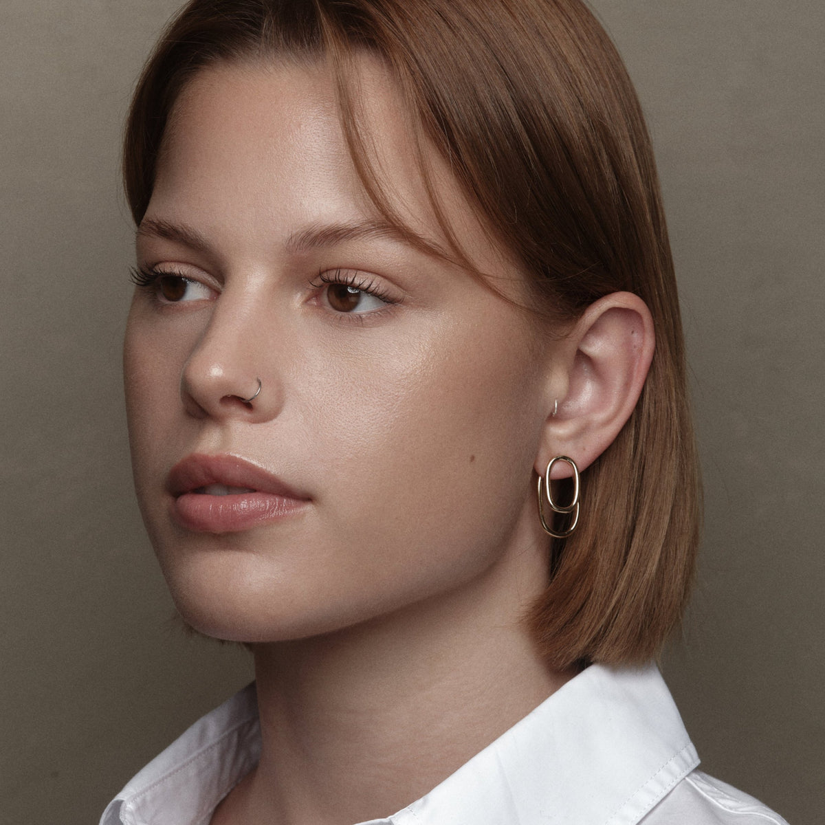 Gold-Plated Silver Aphéléia Ombrée Earrings by Aurore Havenne