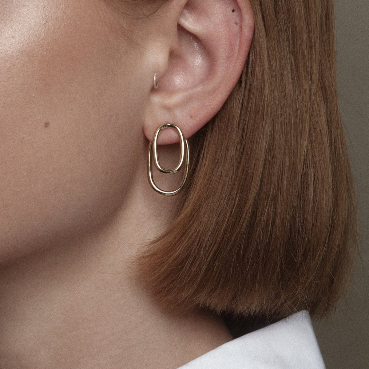 Gold-Plated Silver Aphéléia Ombrée Earrings by Aurore Havenne