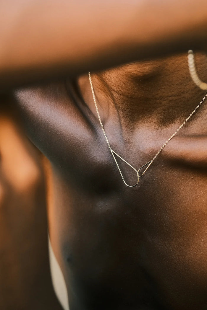 The Vermeil Raindrops duo - Earrings & Necklace