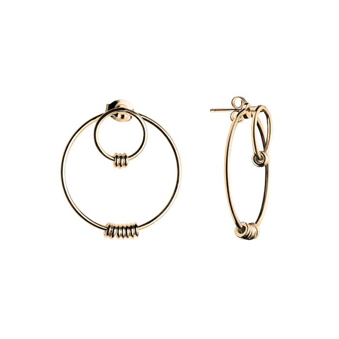 The Floreana earrings by jewelry designer Aurore Havenne