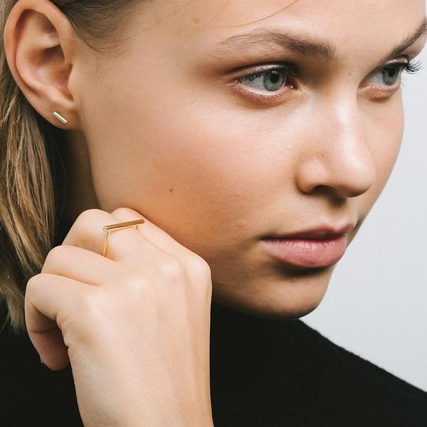 Bague éco-responsable en or Fairmined et diamants de laboratoire