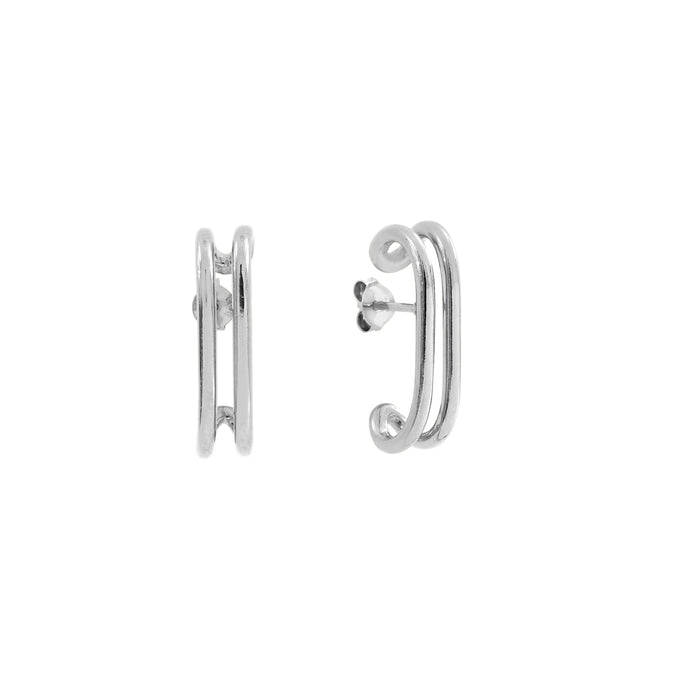 Silver Hécate Earrings by Aurore Havenne