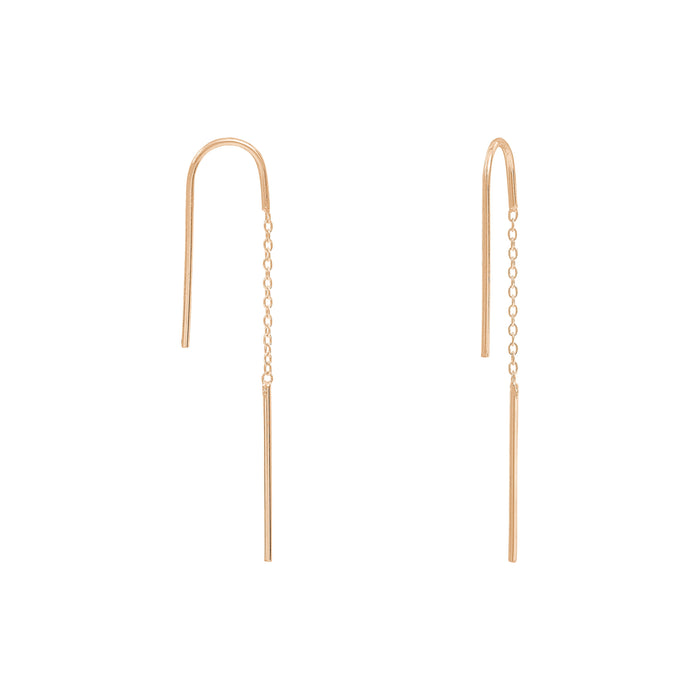 Gold-Plated Silver Daphné Earrings by Aurore Havenne