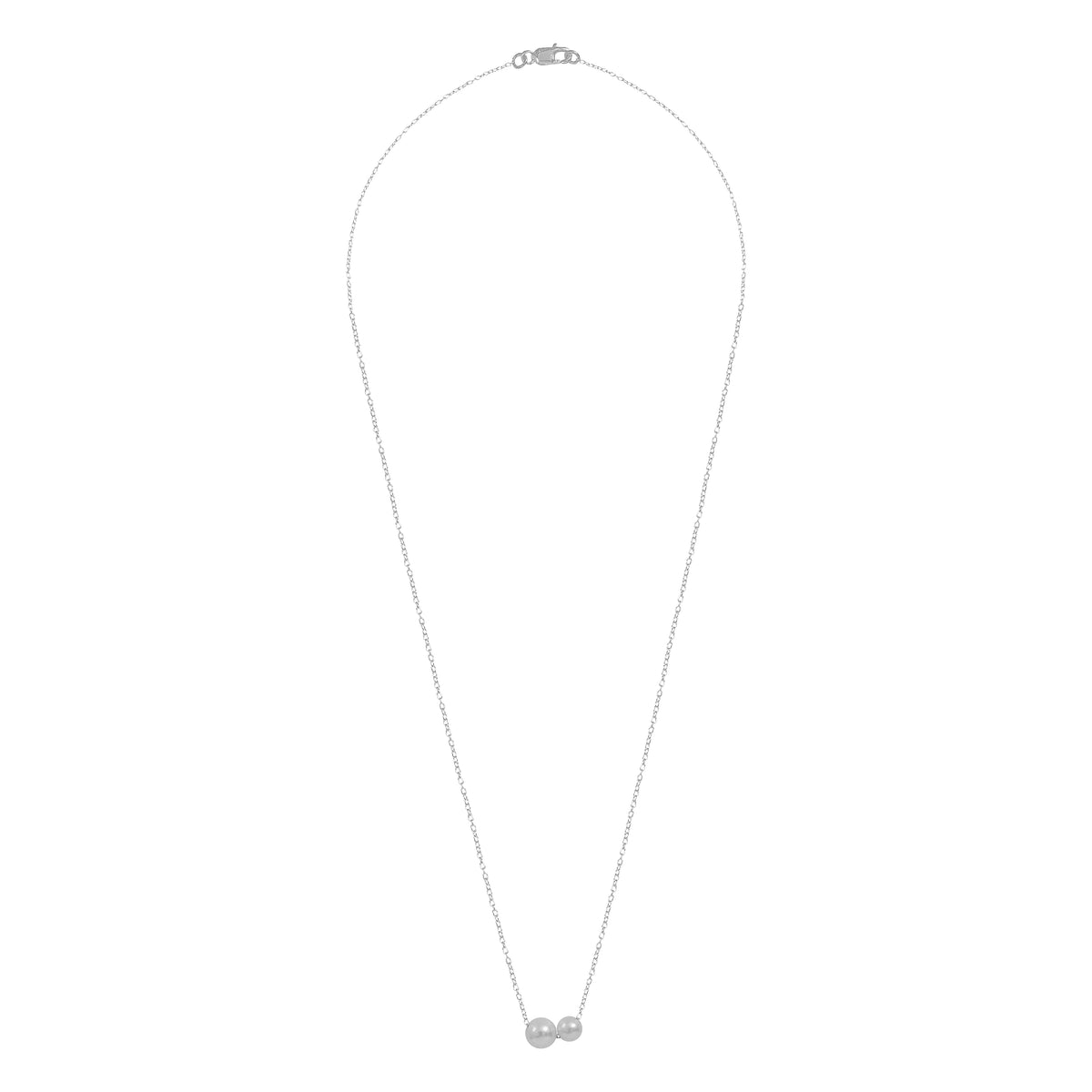 Silver And Freshwater Pearl Nysa Necklace