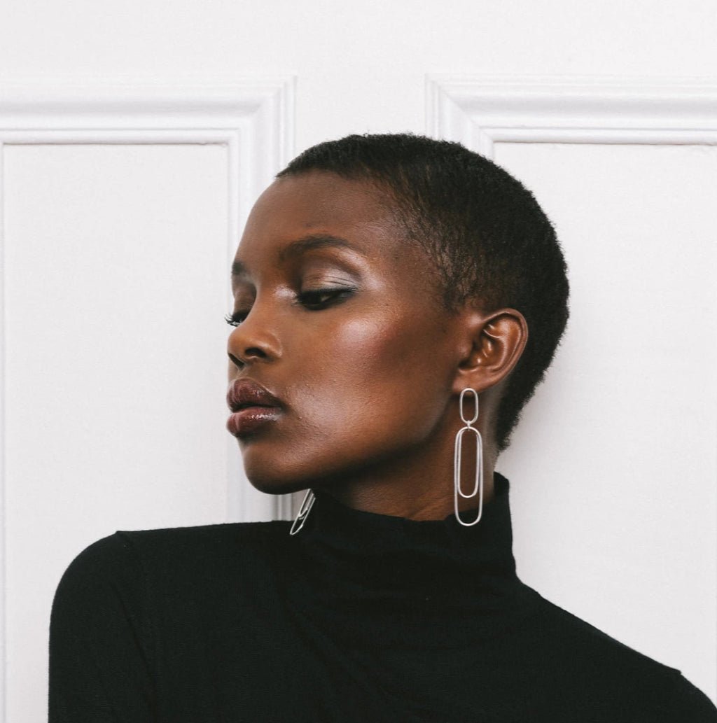 Silver Aphéléia Versatile Earrings by Aurore Havenne