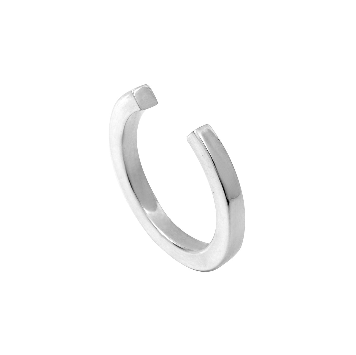 Silver Wire Open Ring 3mm by Aurore Havenne