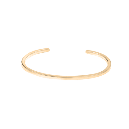 Gold-Plated Silver Wire Open Bracelet 3mm by Aurore Havenne