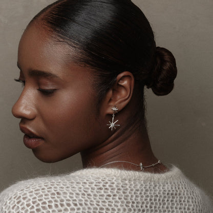 Sterling Silver Electra Earrings by Aurore Havenne