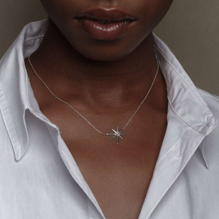 Sterling Silver Mira Necklace by Aurore Havenne