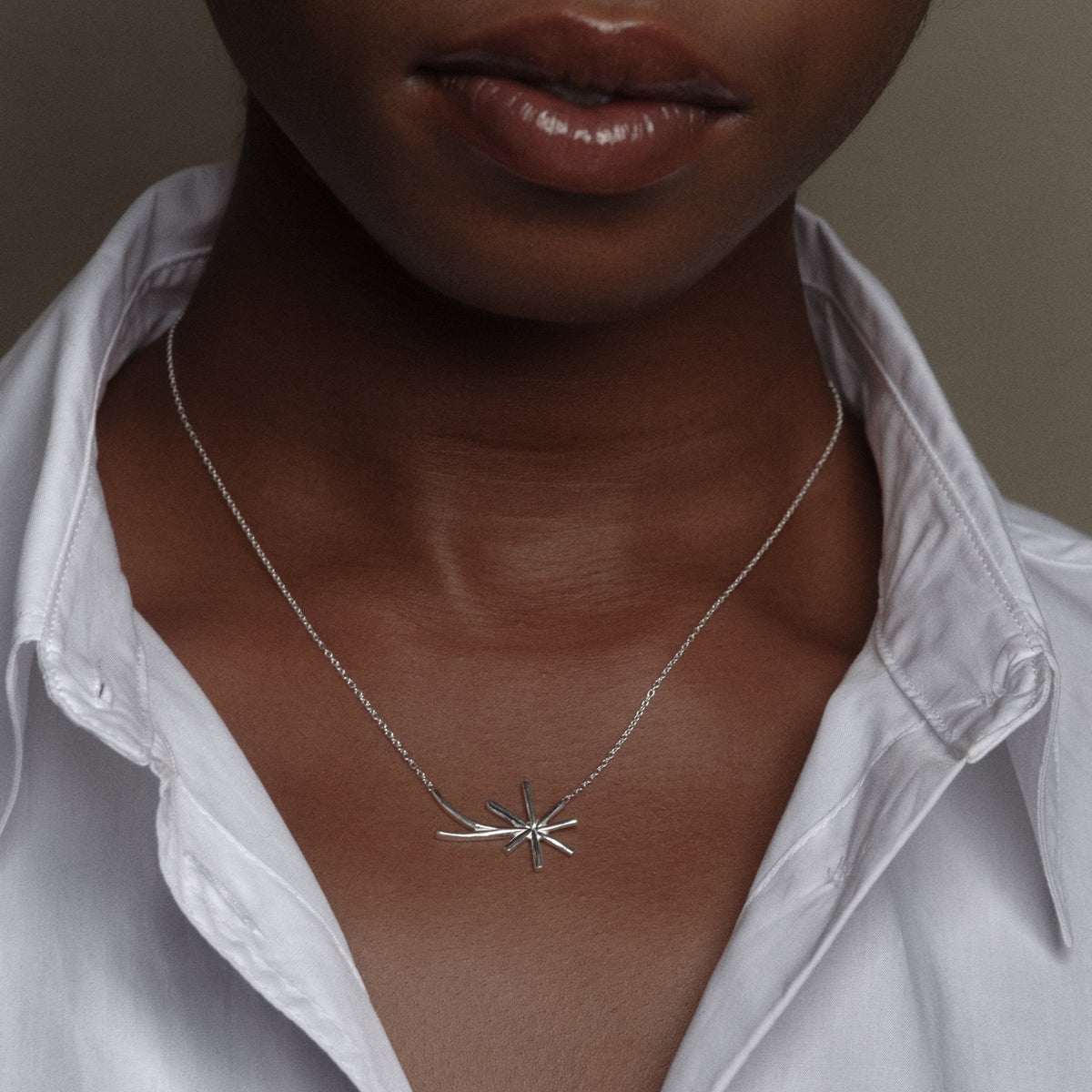 Sterling Silver Azha Necklace by Aurore Havenne