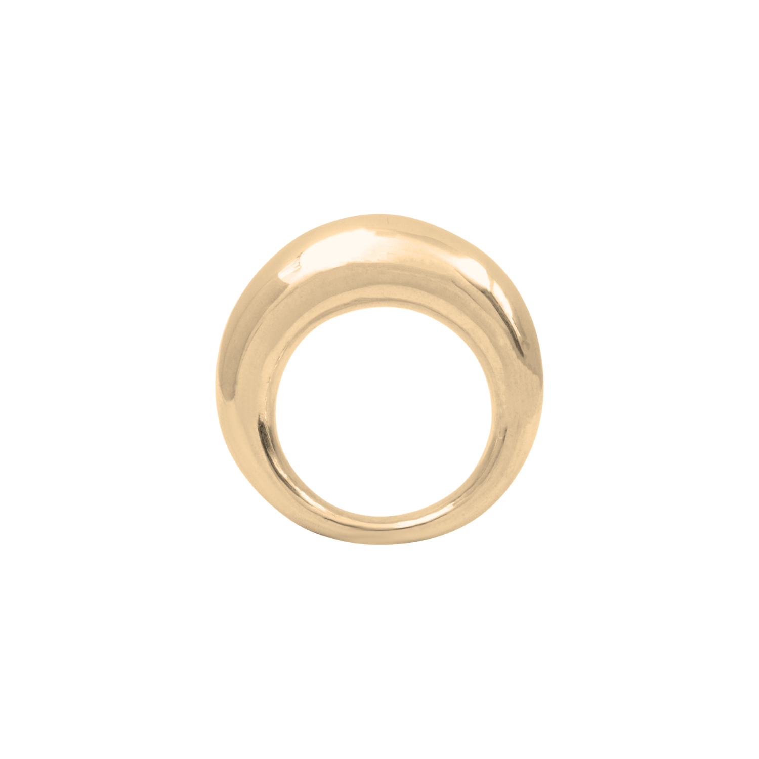 Gold-Plated Silver Bubble Ring S by Aurore Havenne