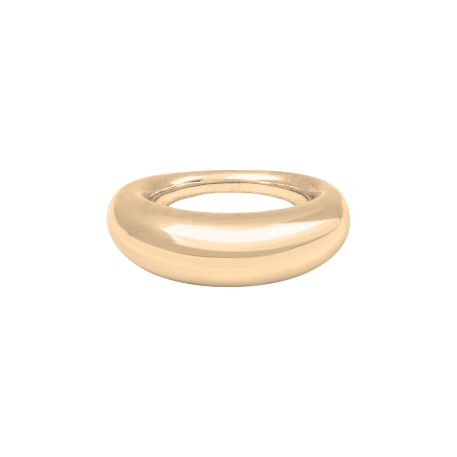 Gold-Plated Silver Bubble Ring S by Aurore Havenne