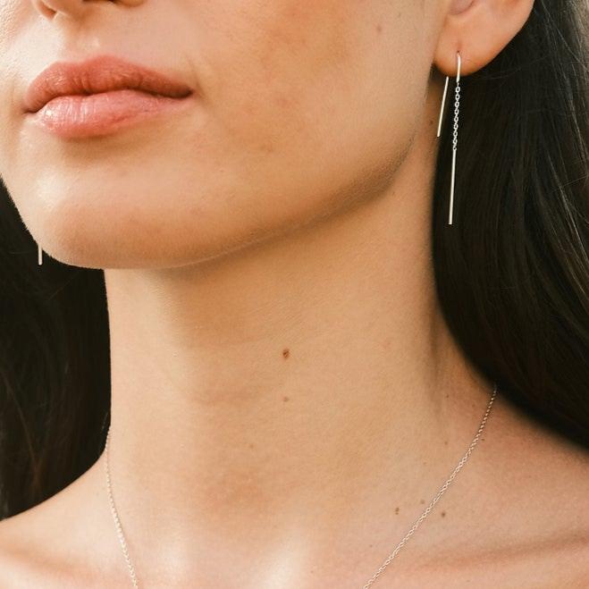 Gold-Plated Silver Daphné Earrings by Aurore Havenne