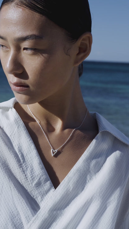 Sterling Silver Small Heart Necklace