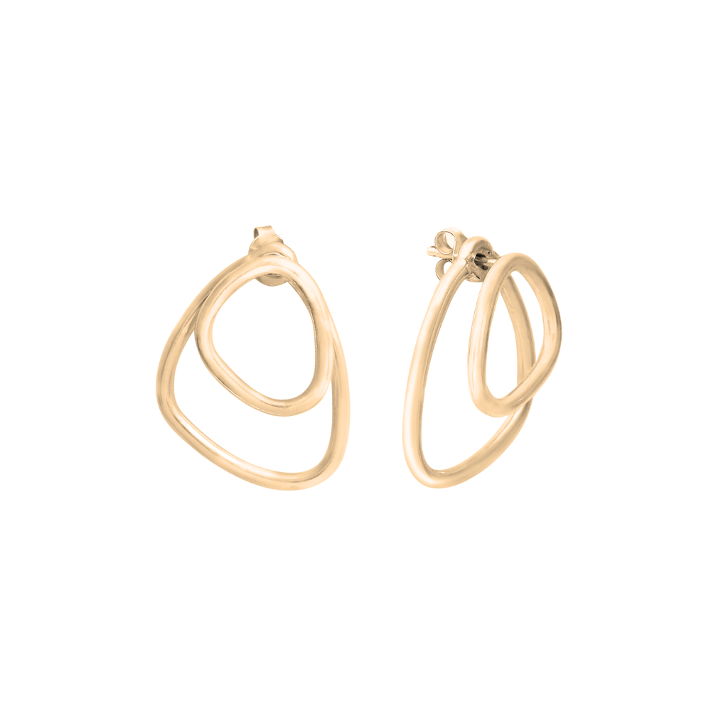 Boucles d'oreilles Héméra Ombrée en vermeil par la marque de bijoux Aurore Havenne