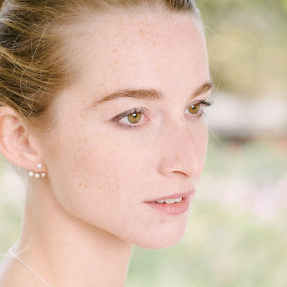 Boucles d'oreilles Calypso de la créatrice Aurore Havenne, idéales pour les mariages