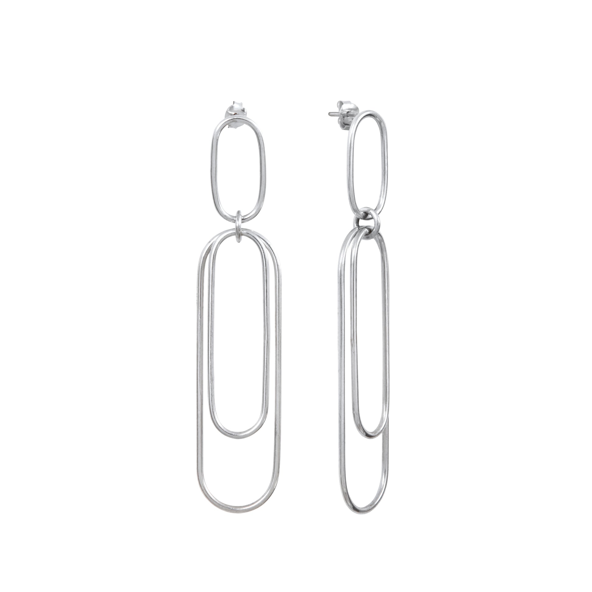 Silver Aphéléia Versatile Earrings by Aurore Havenne