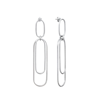 Silver Aphéléia Versatile Earrings by Aurore Havenne