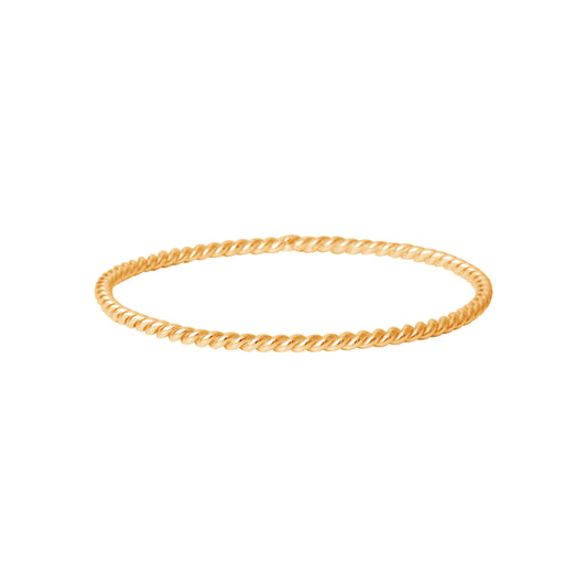 Gold-Plated Silver Twist Bracelet by Aurore Havenne