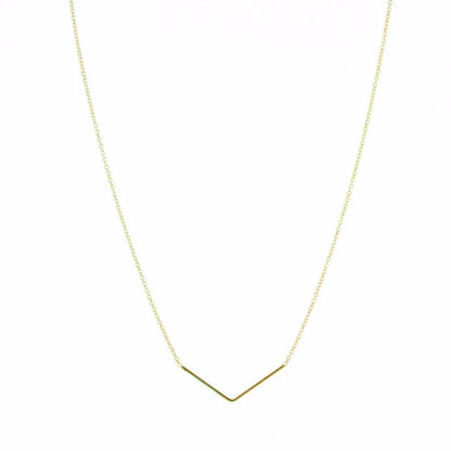 Gold Plated Silver Unity Triangle Necklace