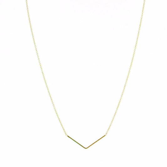 Gold Plated Silver Unity Triangle Necklace
